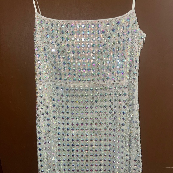 Oh Polly Dresses & Skirts - Silver bedazzled dress